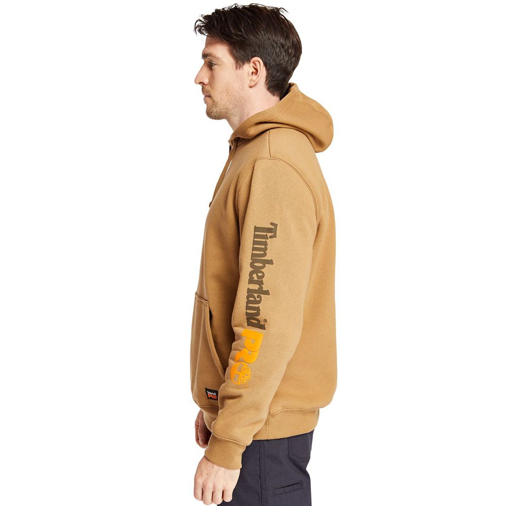 Timberland Mens Sweatshirts PRO® Hood Honcho Pullover Hoodie - Brown - India DV1528397